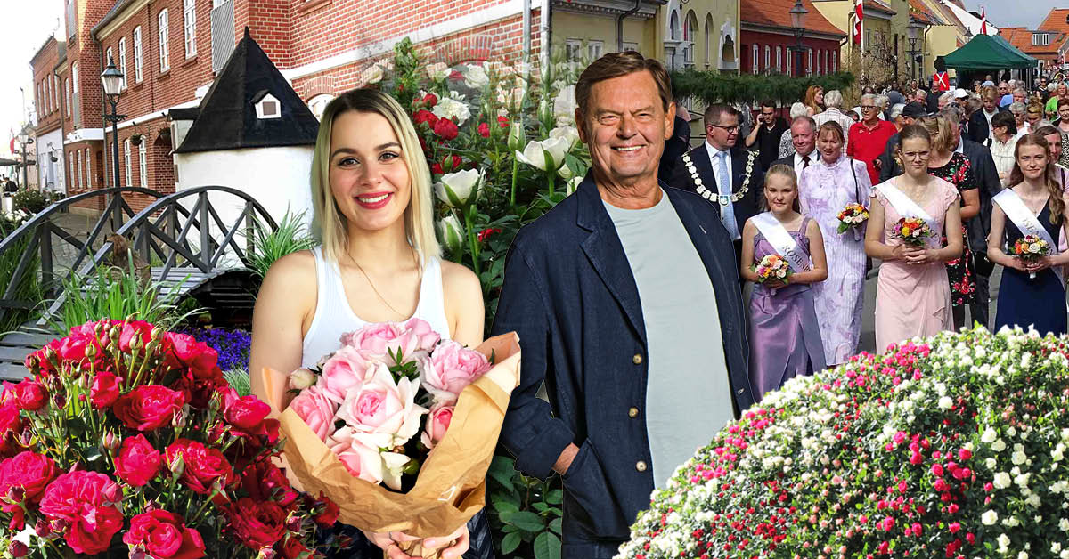 Emmelie de Forest og Ulf Pilgaard er gæster ved årets Rosenfestival på Nordfyn år 2022